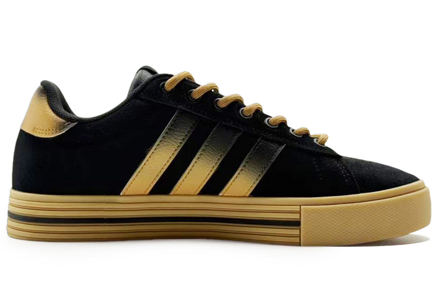 Adidas Daily 4.0 Abrasion Resistant Low top Skateboard Shoes Unisex черный земляной цвет — фото 4