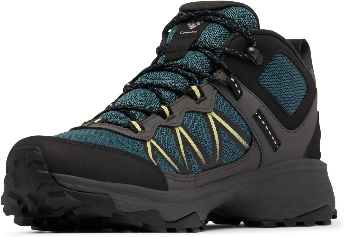 Кроссовки для походов Columbia Peakfreak Rush Mid Outdry, Everblue/Citron Haze — фото 4