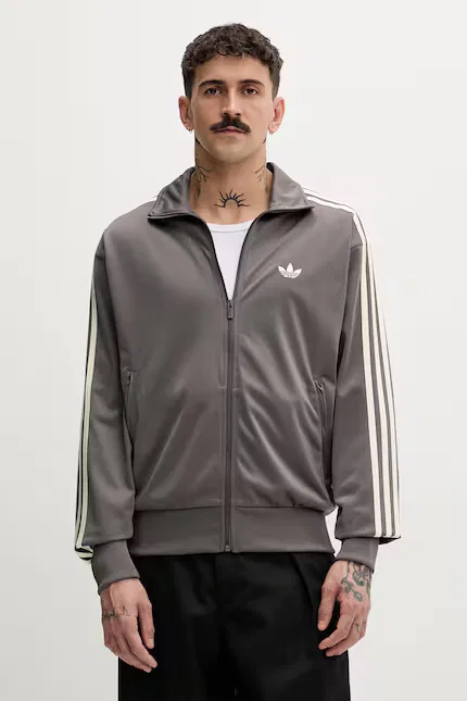 Толстовка на молнии Firebird TT Adidas Originals, серый