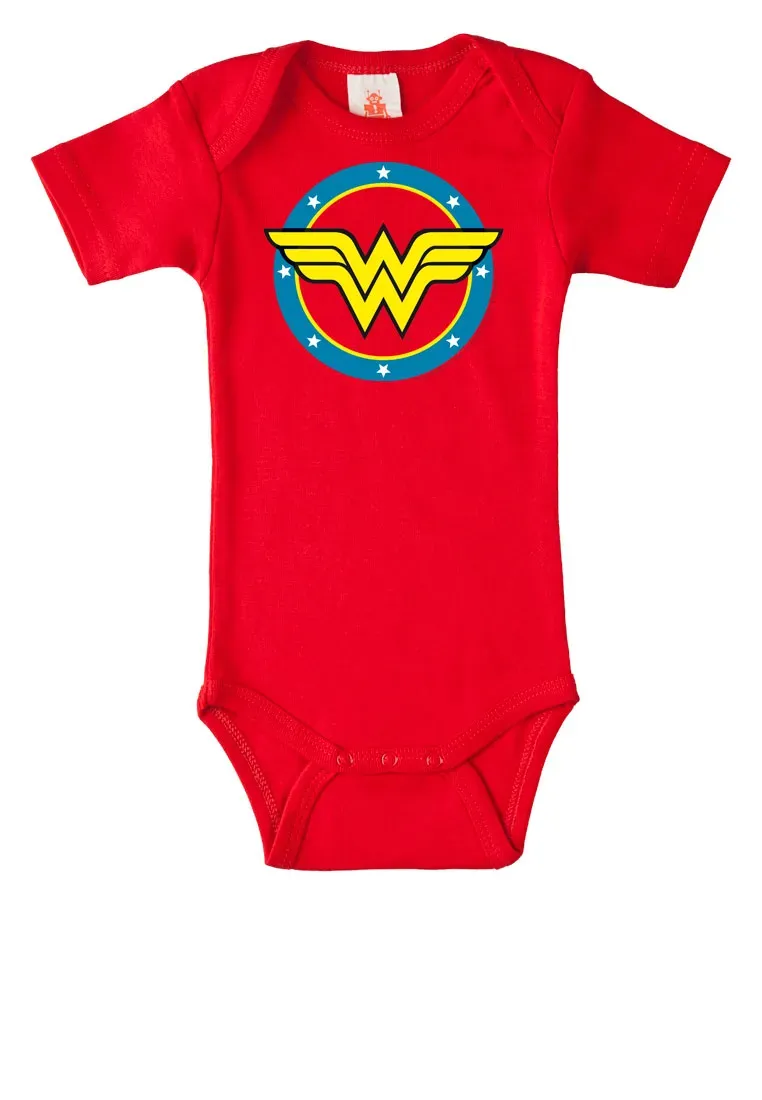 Боди LOGOSHIRT с принтом Wonder Woman, красный — фото 2