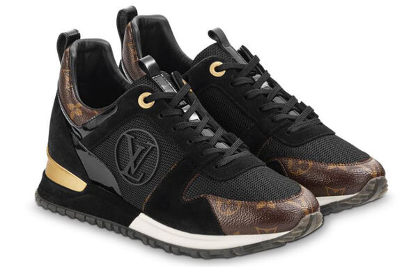 Кроссовки lv run away sports shoes black Louis Vuitton, черный — фото 3