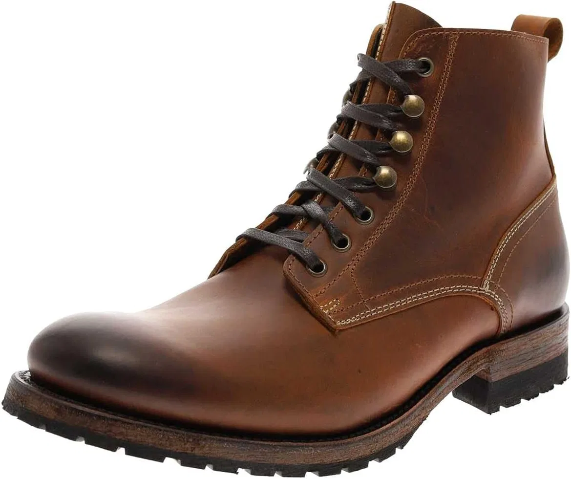 Мужские ботинки FB Fashion Boots Eagle II Chukka Boots Cuero на шнуровке, кожаные, коричневые