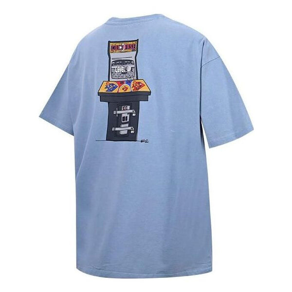 

Футболка level up t-shirt 'light blue' Converse, голубой