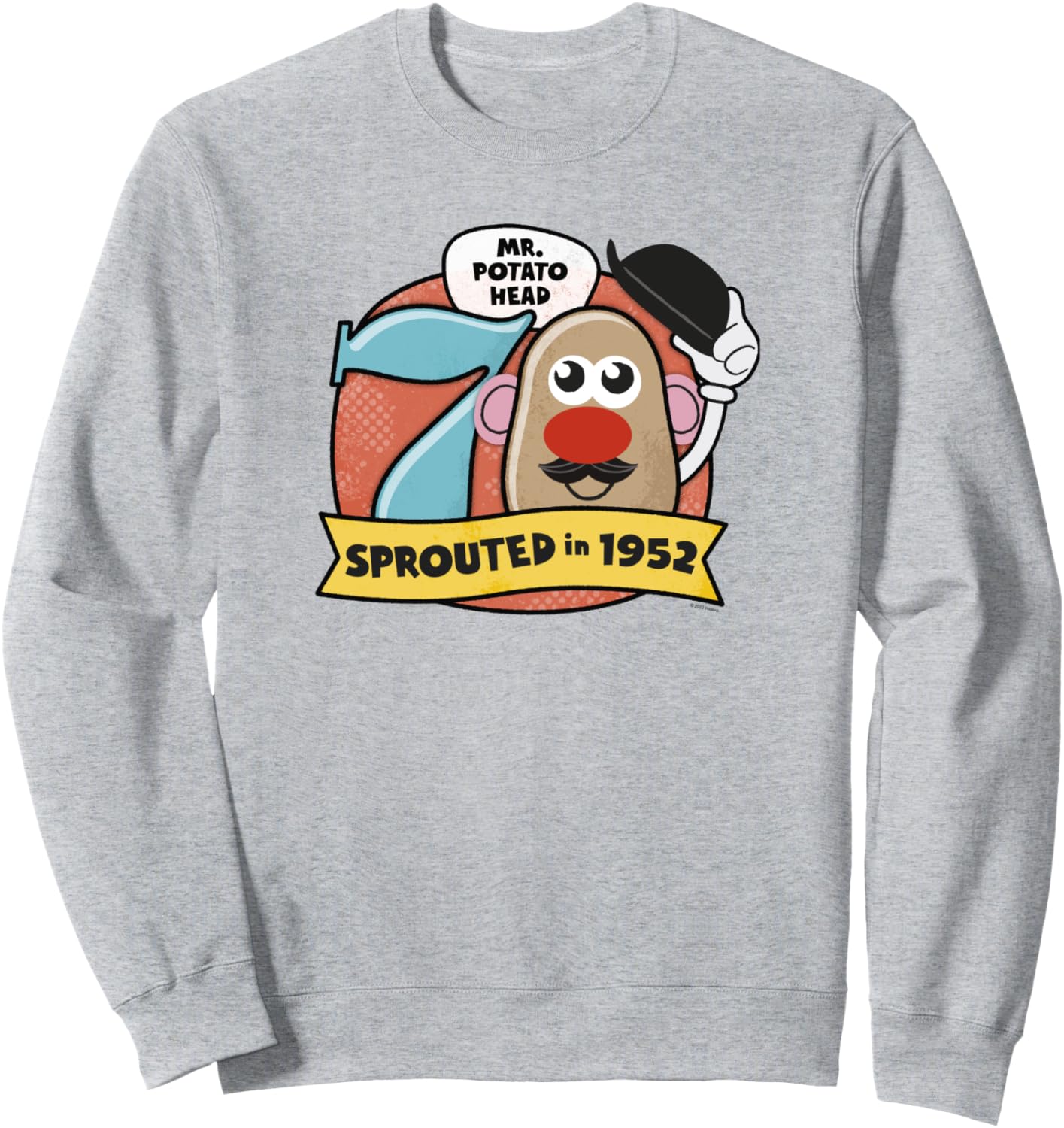 

Толстовка с изображением Мистера Картофельной Головы, проросшего в 1952 году, цветная, серая Mr. Potato Head, Серый, Толстовка с изображением Мистера Картофельной Головы, проросшего в 1952 году, цветная, серая Mr. Potato Head