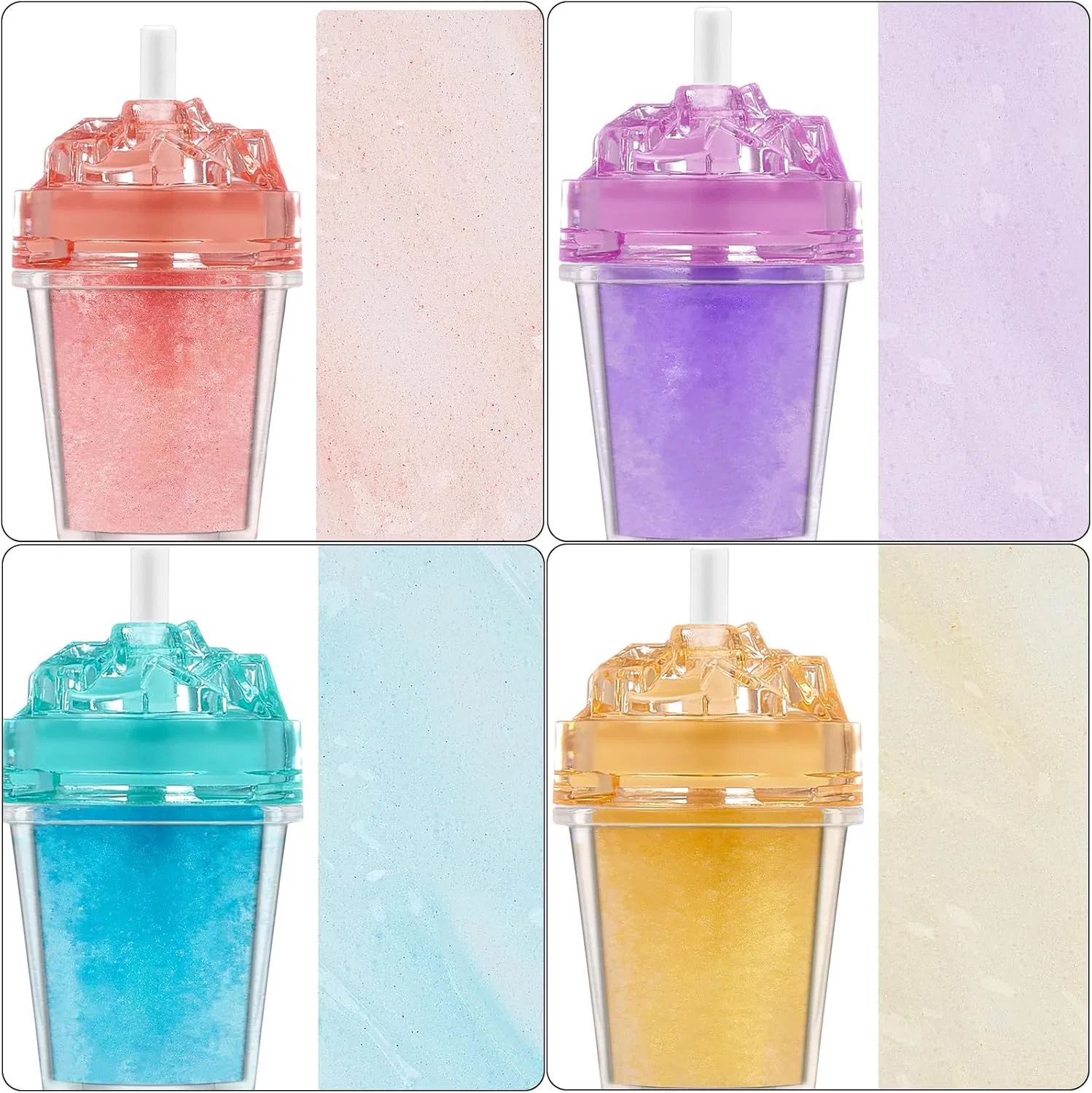 Липкое масло для губ Milk Tea Cup RWAJZAX — фото 4