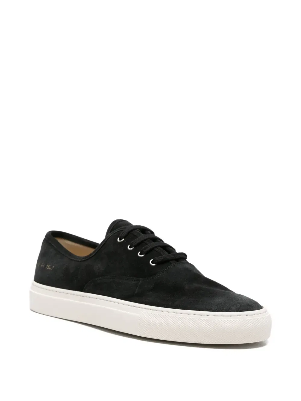 Кроссовки на шнуровке с четырьмя отверстиями Common Projects, черный — фото 2