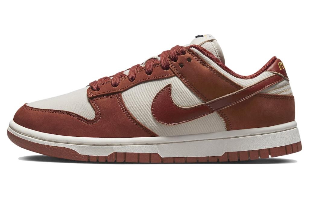 Кроссовки Nike Dunk Low, красный/белый