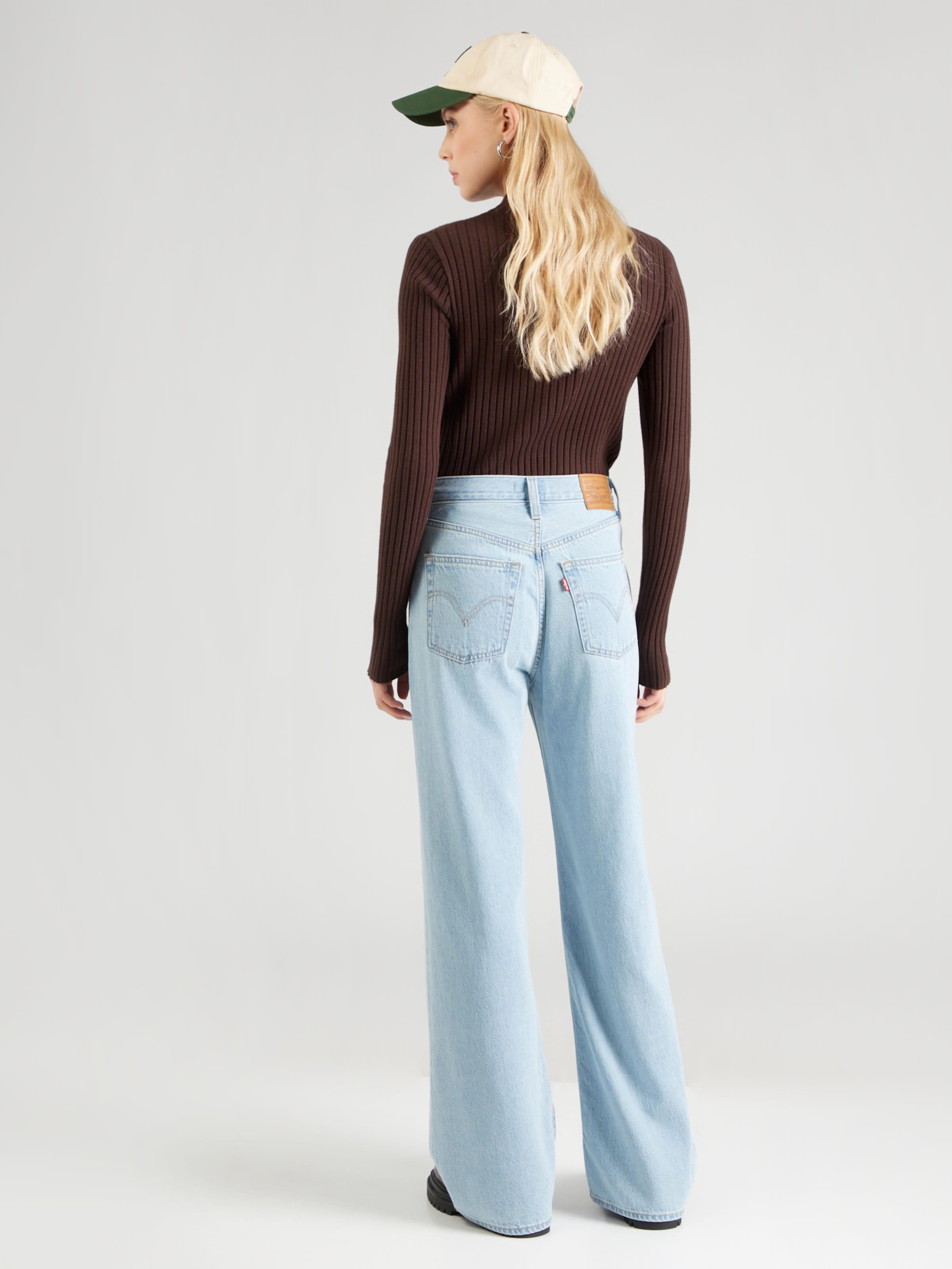 LEVI'S  Джинсы с широкими штанинами 'Ribcage Wide Leg Jeans' в синем дениме — фото 4