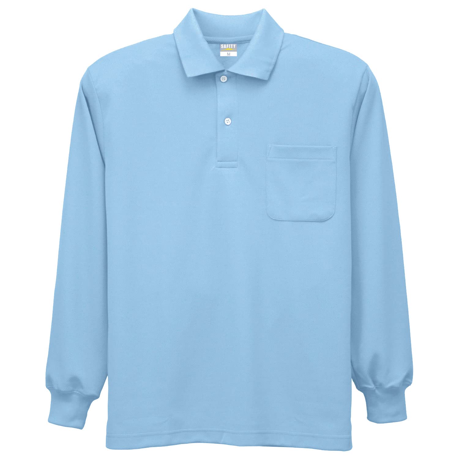 

Антистатическая поло-рубашка Oguraya Anti-Static Series DRY с длинным рукавом, светло-голубая, SS 8119-06-SS Kokuraya