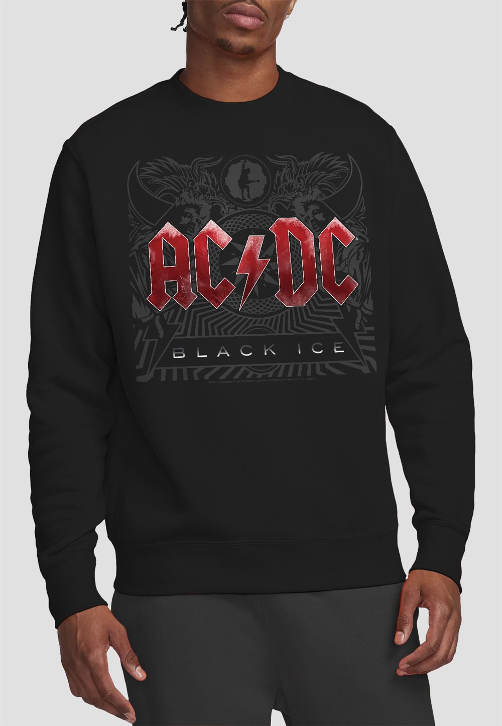 

Толстовка AC/DC BLACK ICE Cotton Soul, черный