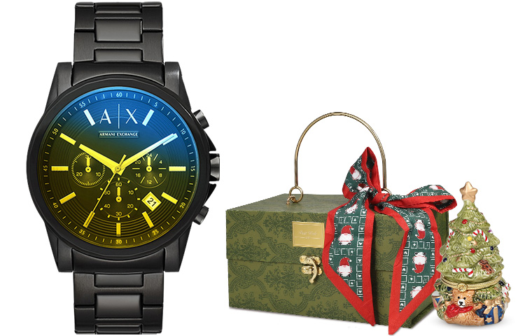

ARMANI EXCHANGE Наручные часы AE с кварцевым механизмом, ремешком из нержавеющей стали и черным циферблатом, мужские часы