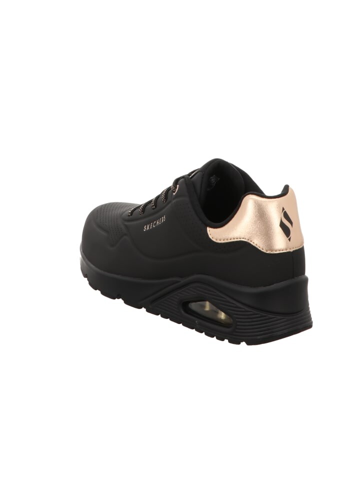 Тапочки Skechers Slipper Sport Uno-Shimmer Away, черный — фото 3