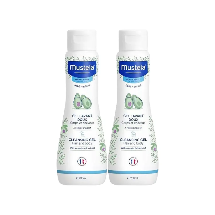 Увлажняющий гель для душа 2 в 1 Gentle Wash & Shower для всех типов кожи MUSTELA, 50ml*2 — фото 3