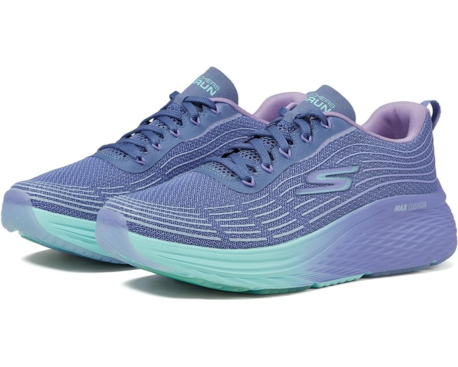 Кроссовки SKECHERS Max Cushioning Elite 2.0 Speed Play, цвет Blue/Lavender