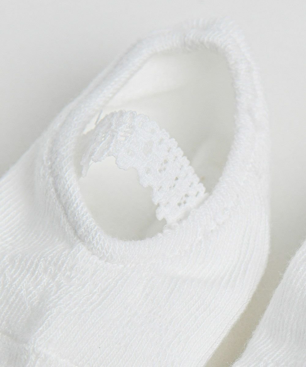 Носки Remi Flower Lace Moimoln, Off white — фото 4