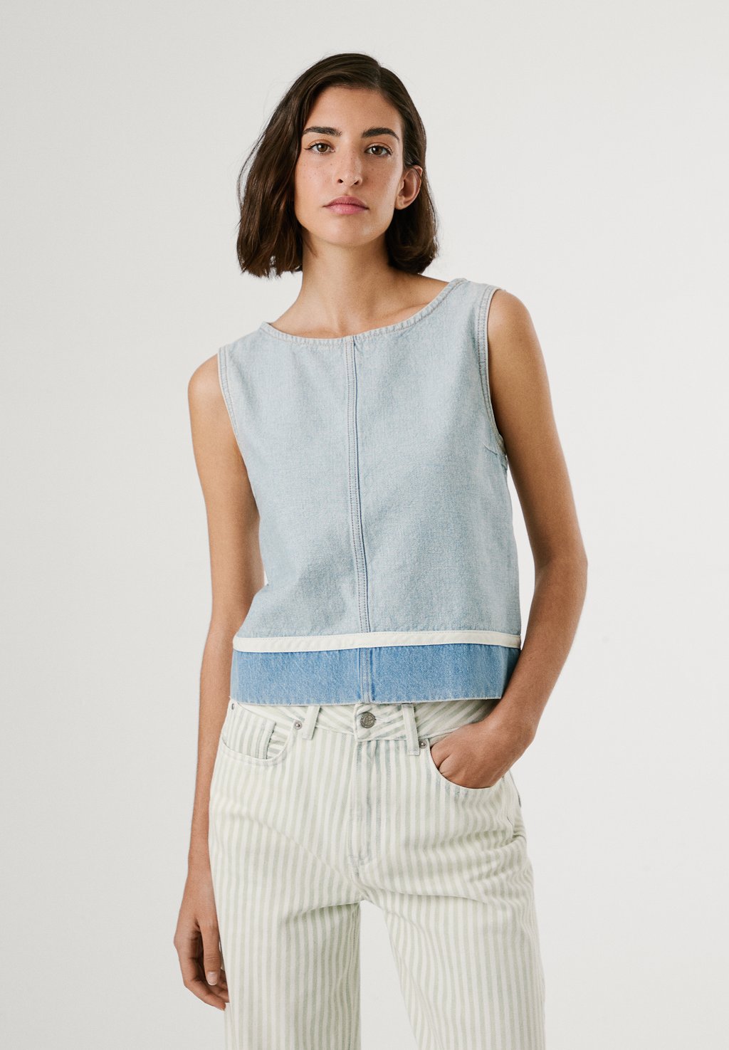 

Блуза BOWIE Pepe Jeans, цвет Blue Denim