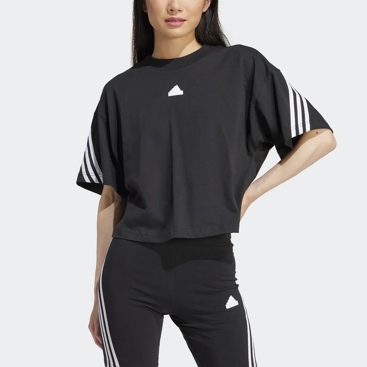 

Футболка Adidas Sportswear "W FI 3S TEE", черный