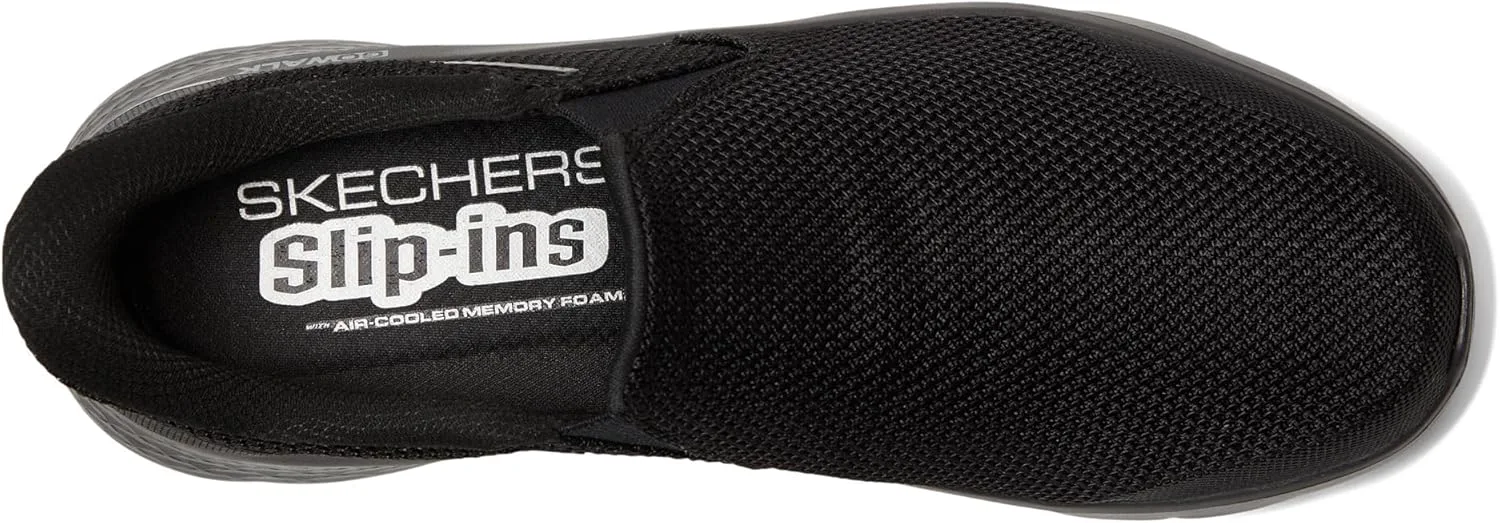 Кроссовки Skechers для мужчин Skechers Hands Free Slip-ins Go Walk Flex - Ojai, черный — фото 2