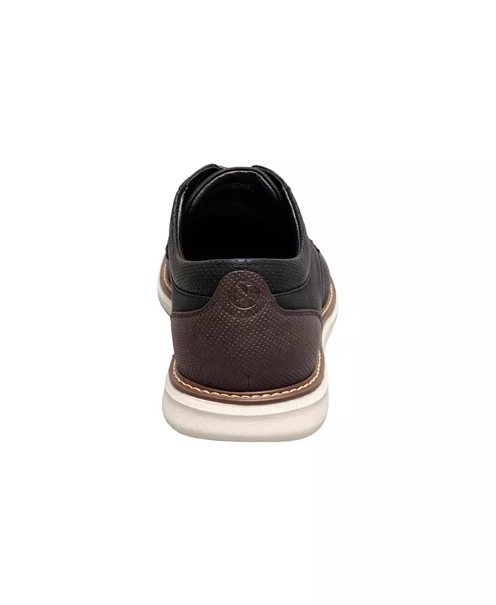 Мужские оксфорды Chase Casual с круглым мысом Nunn Bush, черный — фото 4