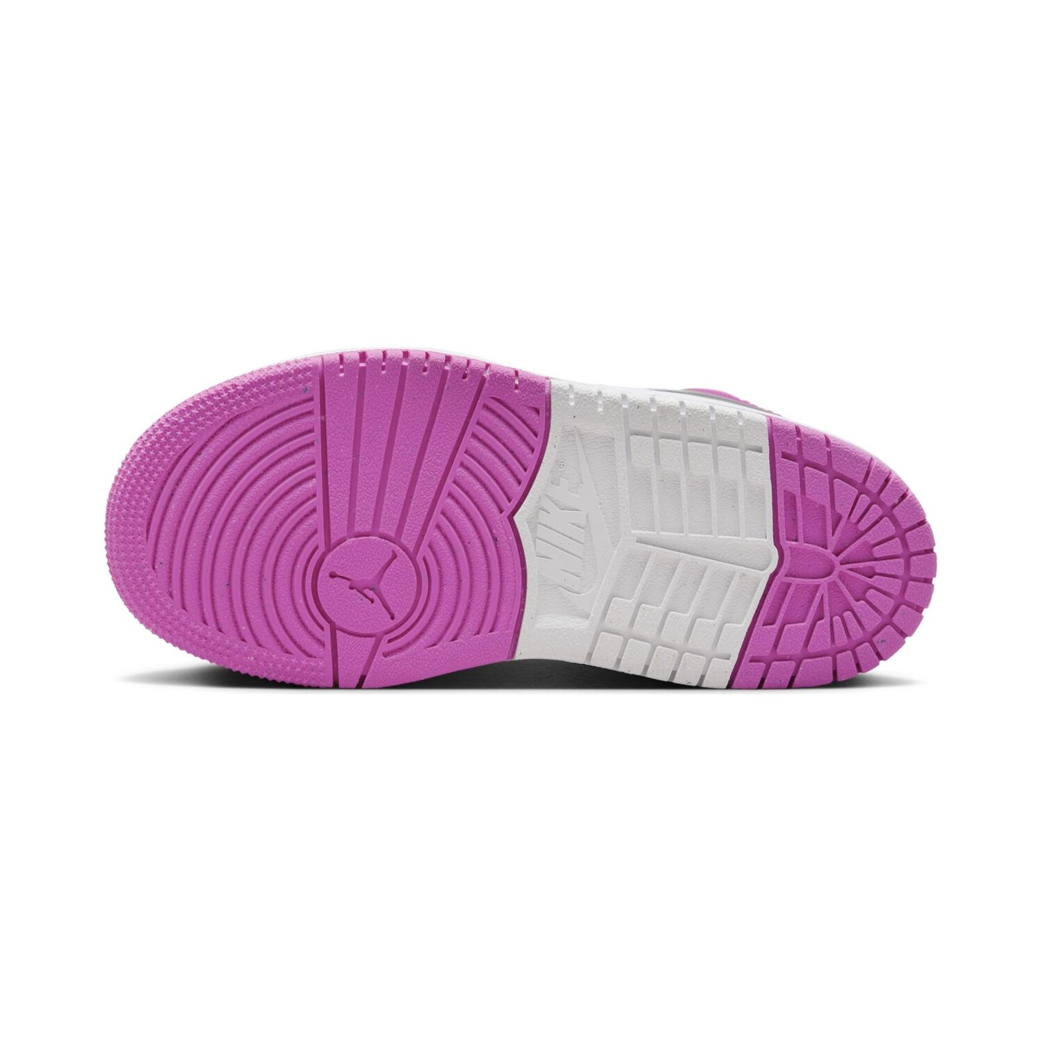 Баскетбольные кроссовки Air 1 Kids PS Mid-top розовые/белые Jordan, розовый — фото 4