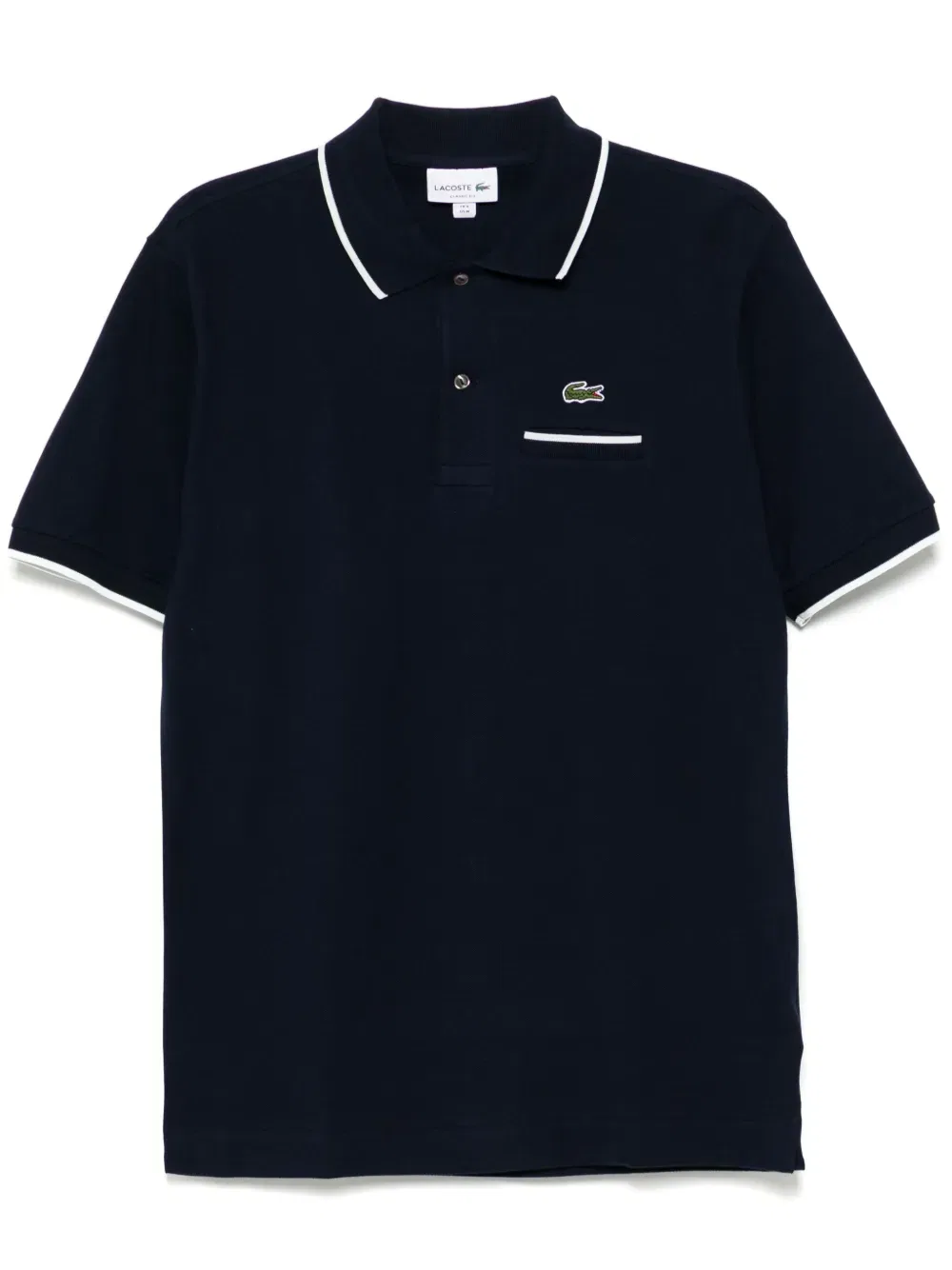 Рубашка-поло с карманом Lacoste, синий