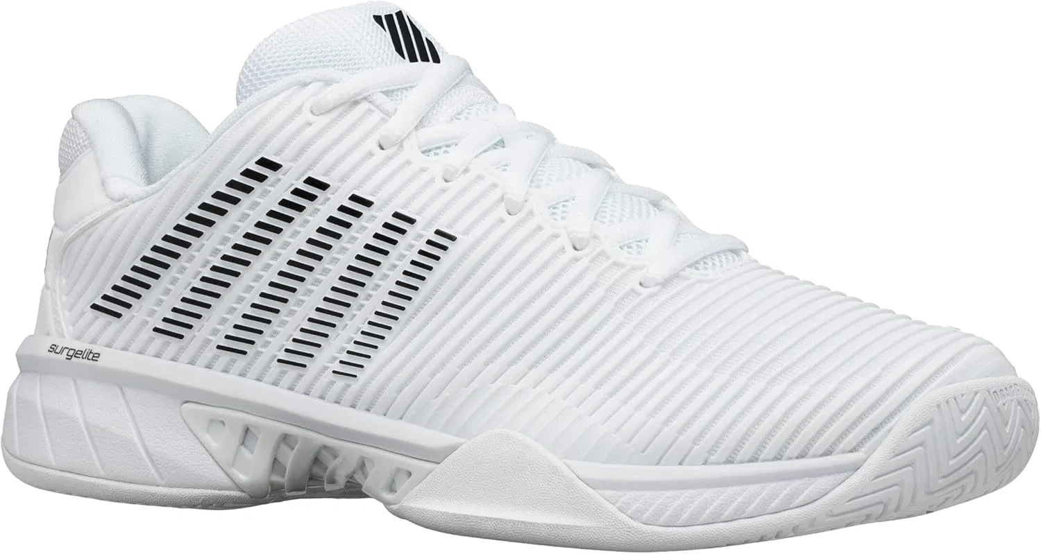 Кроссовки для тенниса K-Swiss Hypercourt Express 2, White/Black — фото 2