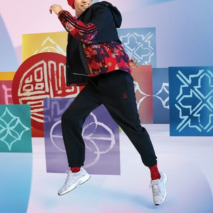 Куртка мужская черная/красная Adidas Neo, черный/красный — фото 4