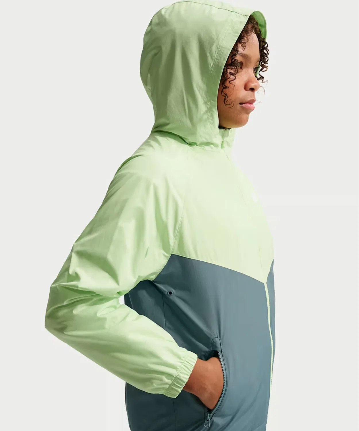 Куртка Nike Windrunner для детей, лайм — фото 4