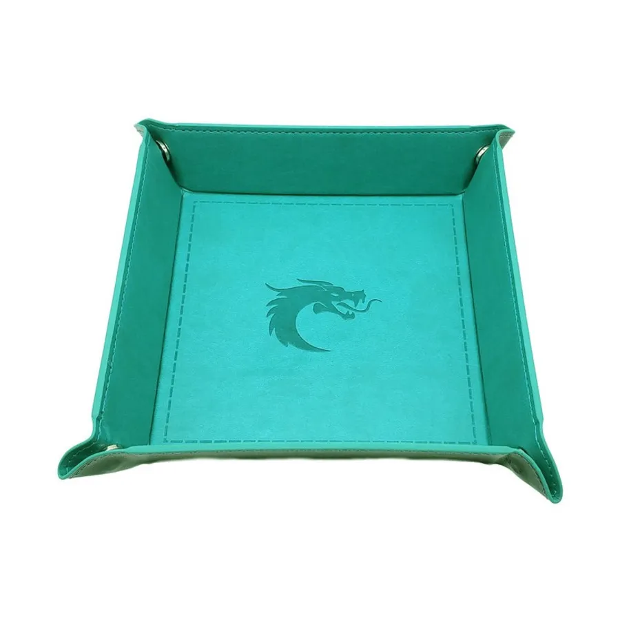 

Квадратный лоток для игральных костей – бирюзовый с бирюзовым, Dice Trays (Old School Dice & Accessories)