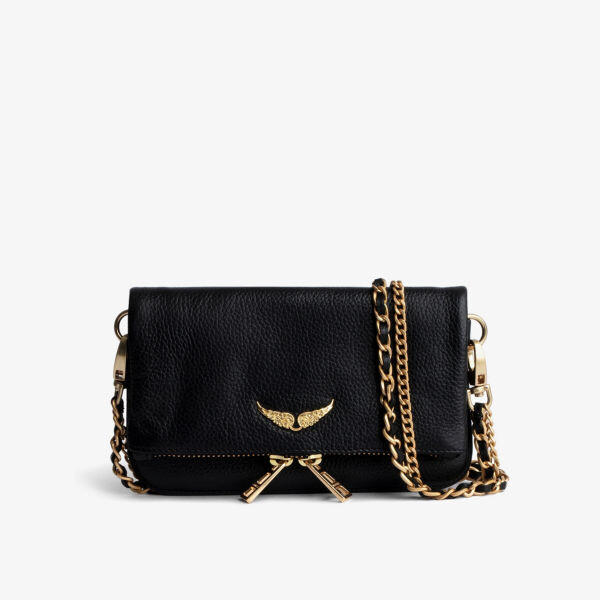 

Замшевый клатч rock nano Zadig&Voltaire, желтый