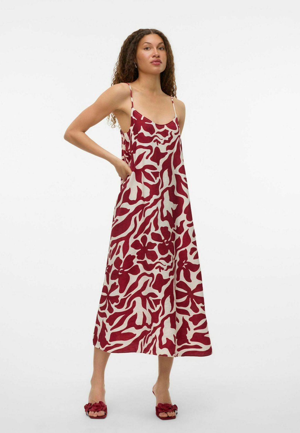 

Повседневное платье VMLEA Vero Moda, белый