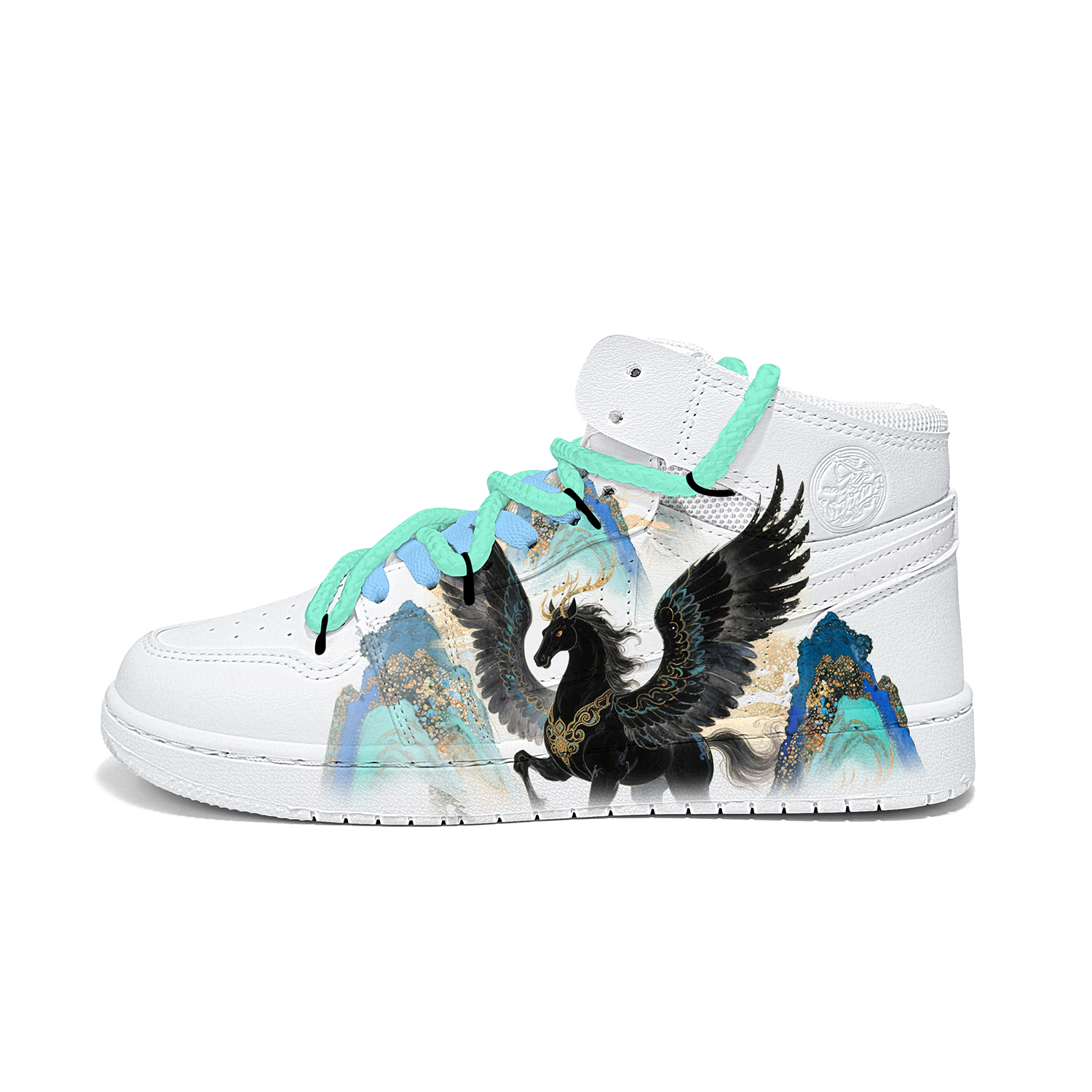 

Термические амортизирующие противоскользящие высокие кроссовки для скейтбординга Unisex WARRIOR, x5467d( белый )