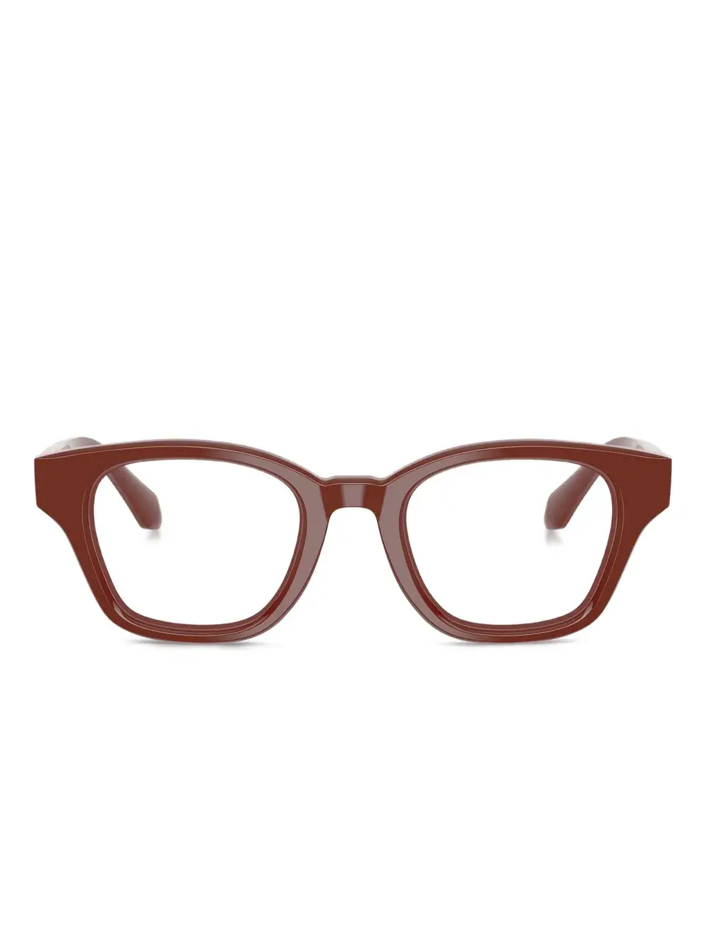 

Очки в прямоугольной оправе Giorgio Armani, красный