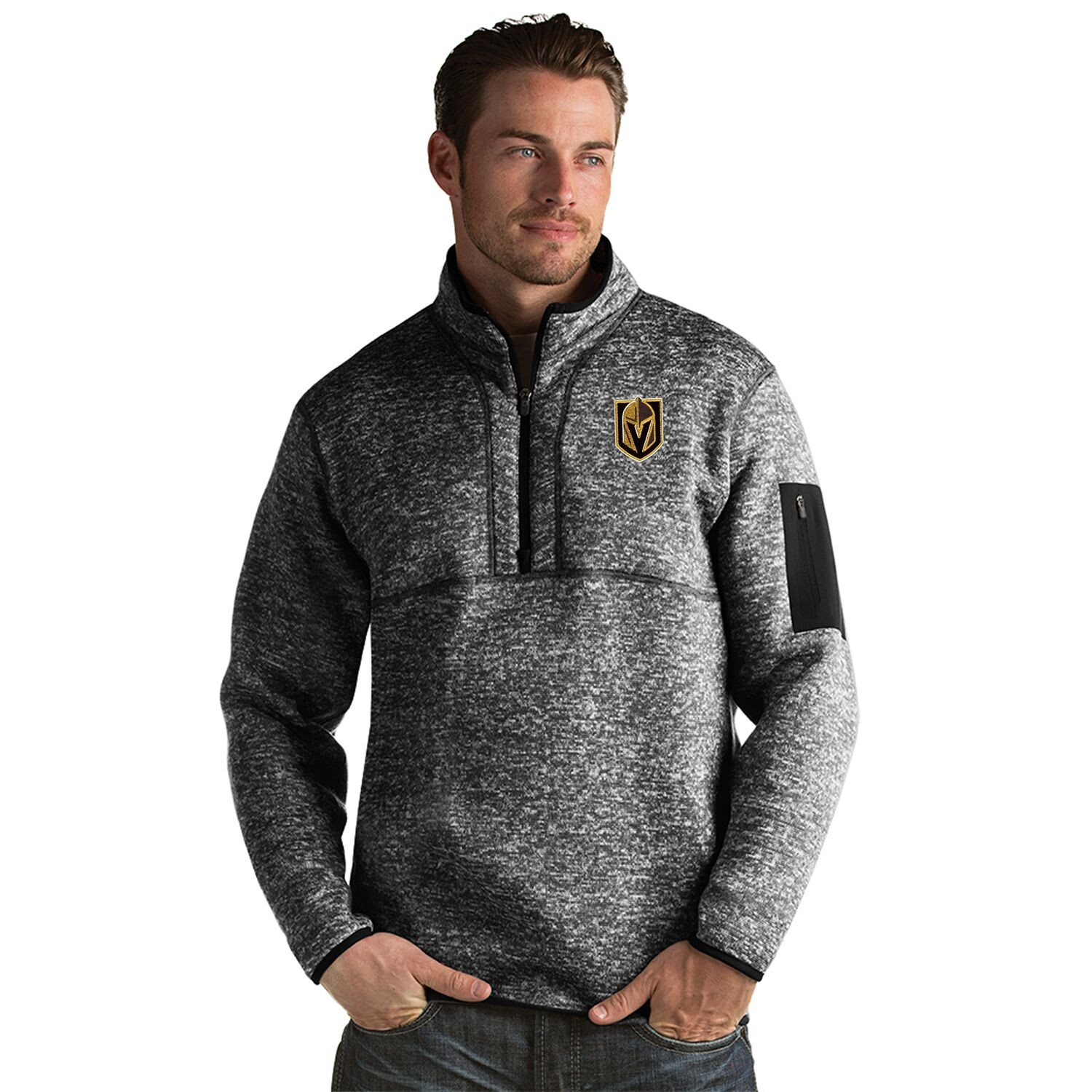 

Мужская пуловерная куртка Vegas Golden Knights Fortune Antigua