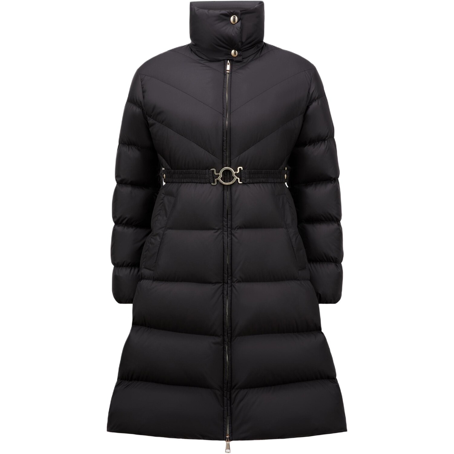 

Пуховик женский черный Moncler