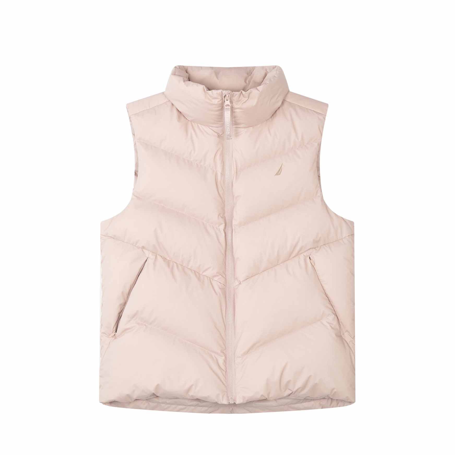 

NAUTICA Пуховая жилетка женская розовая