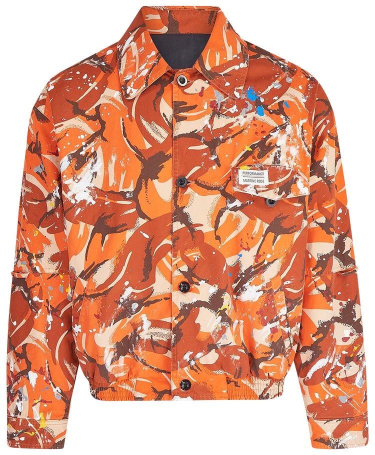 

Куртка Martine Rose Woven Coach Jacket 'Orange', оранжевый