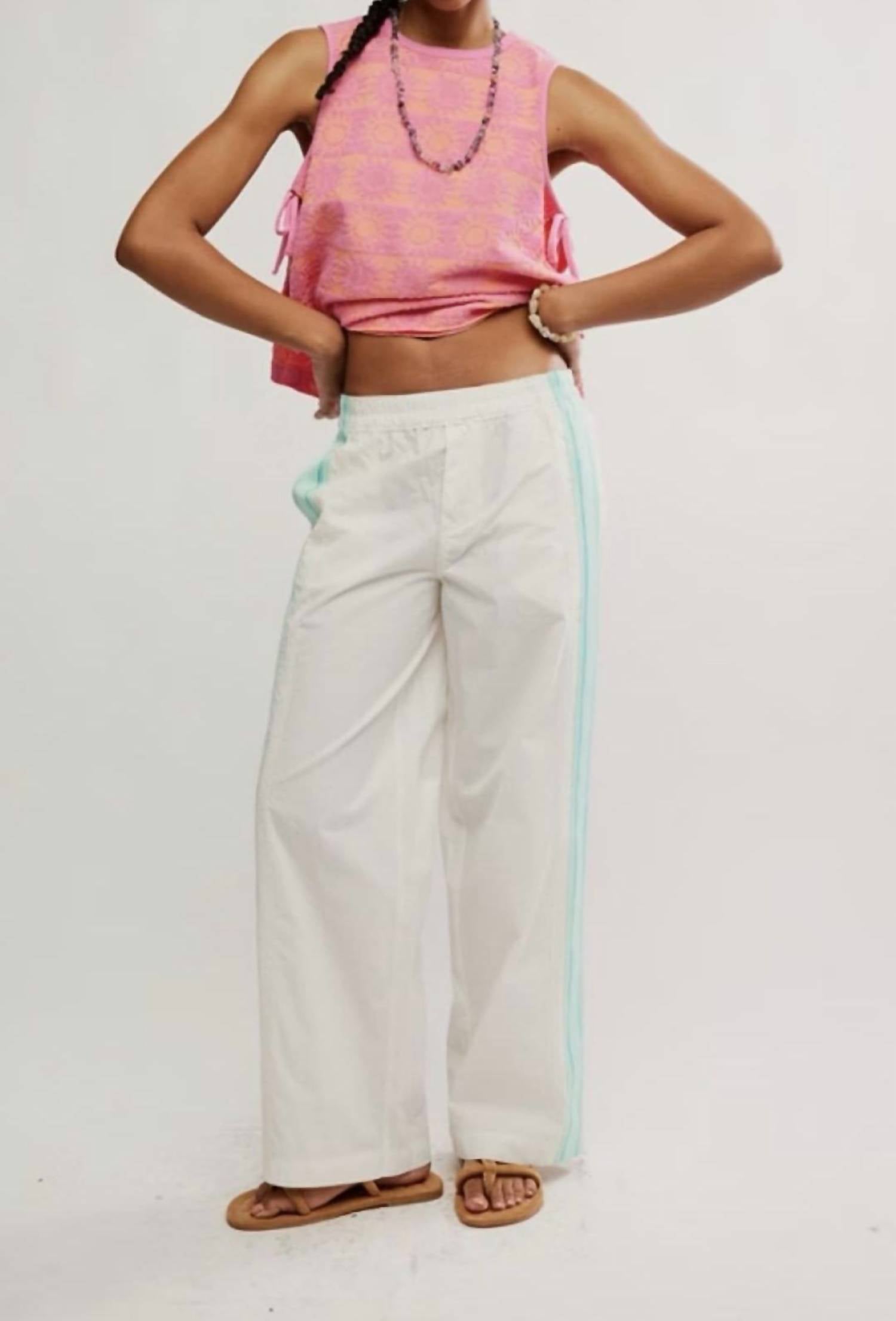 

Командные спортивные штаны белые Free People