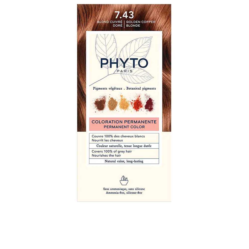 

Краска для волос Phytocolor Phyto, цвет 7.43-rubio dorado cobrizo, 4 шт.