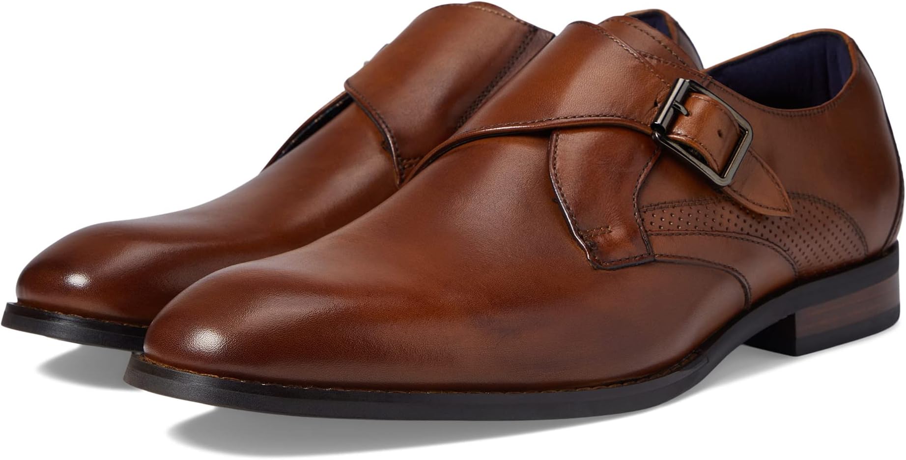 

Оксфорды Karcher Monk Strap Stacy Adams, цвет Cognac