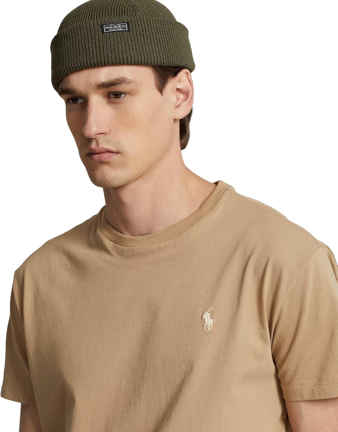 Футболка POLO RALPH LAUREN Men's Keaton Sneaker, Luxury Tan — фото 4