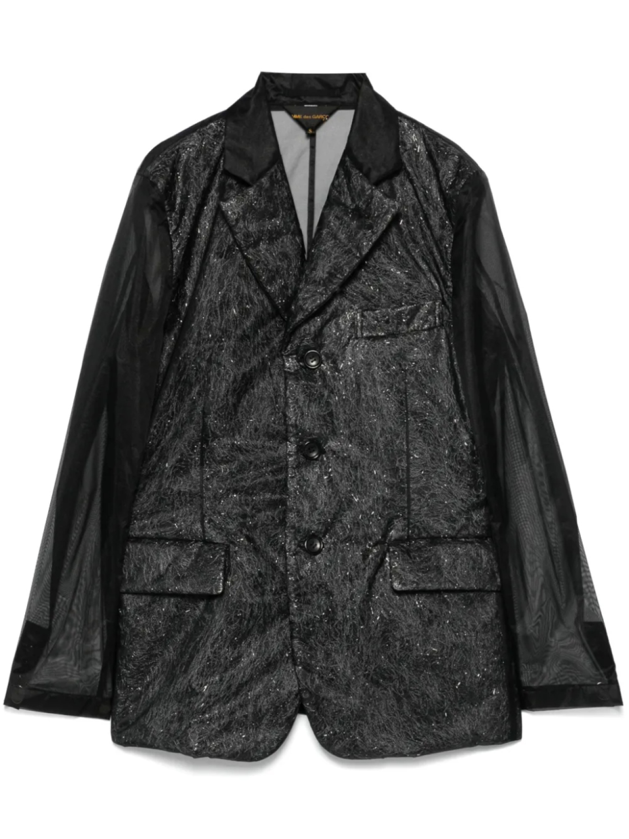 

Comme Des Garçons Comme Des Garçons шифоновый блейзер, черный