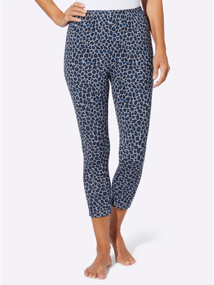 

Леггинсы с принтом королевского синего цвета Sieh an!