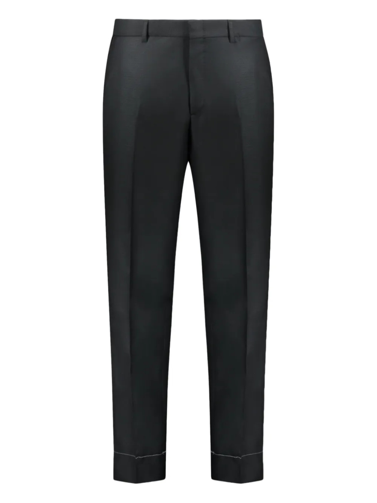 

Шерстяные брюки строгого покроя Brioni, черный