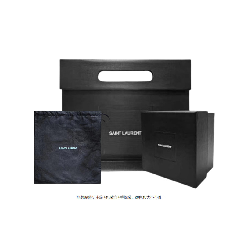 SAINT LAURENT Ремень из телячьей кожи унисекс красно-коричневый ширина 3cm — фото 4