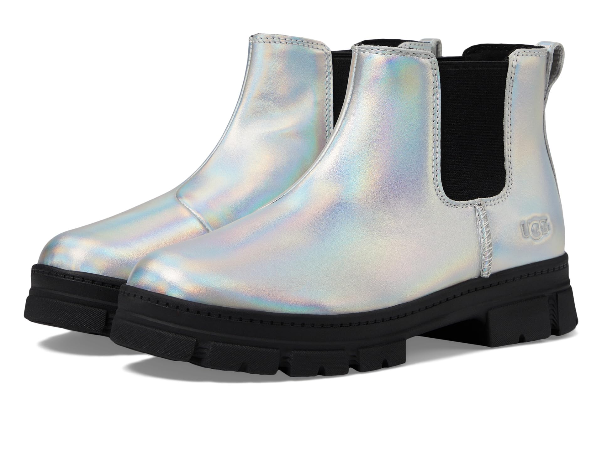

Ботинки UGG Kids Ashton Chelsea Shine, серебряный