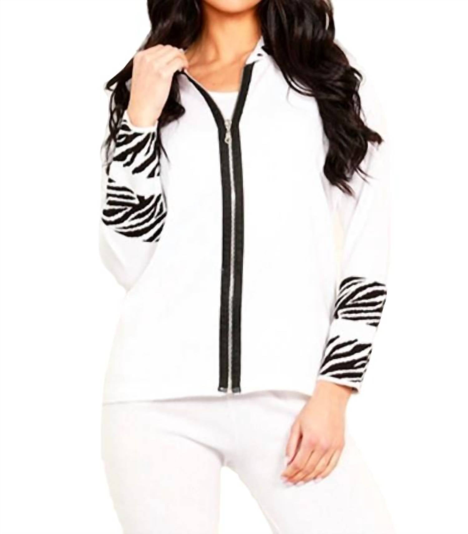 

Толстовка Love Zip в белом цвете ANGEL