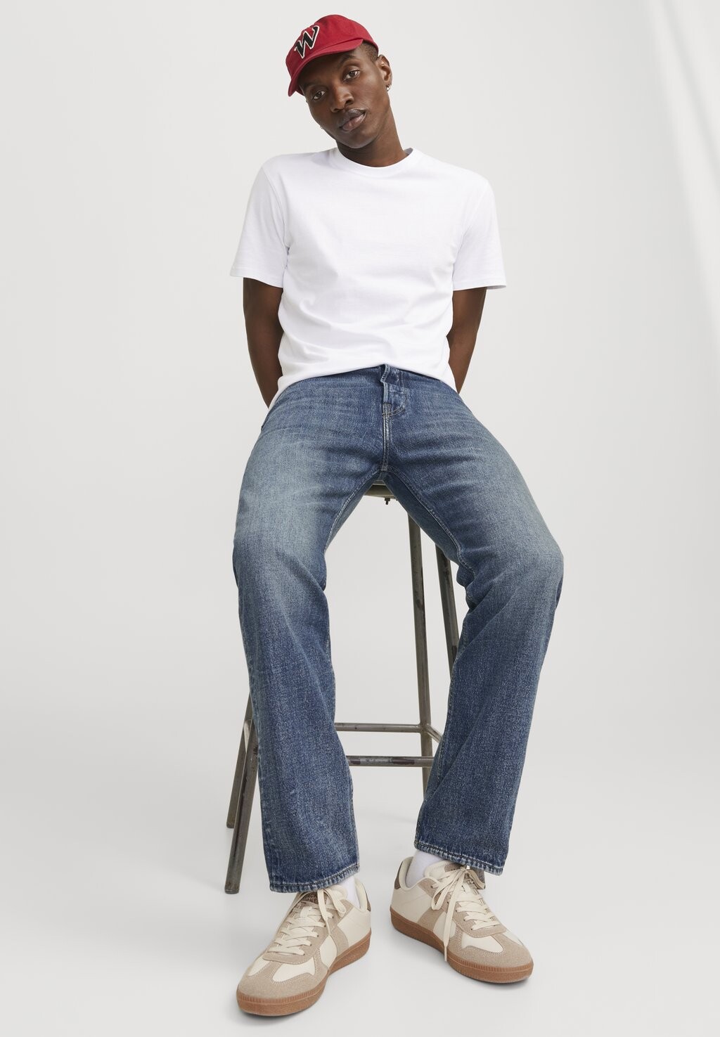 

Джинсы прямого кроя Jack & Jones, синий