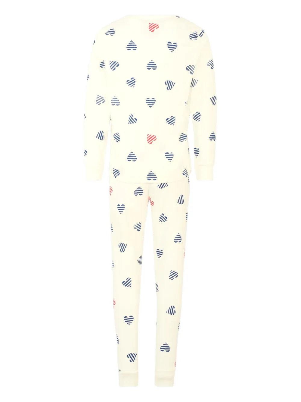 

Пижама с полосатым сердечком Petit Bateau, нейтральный
