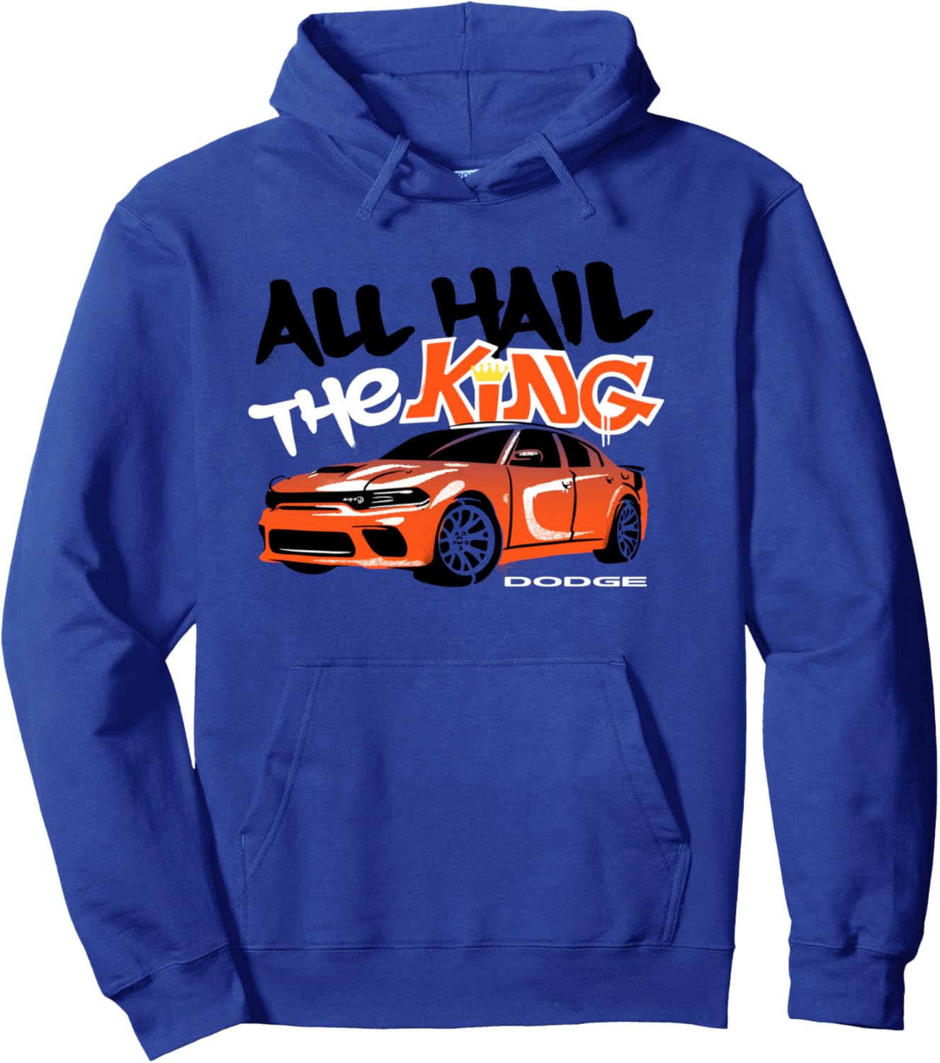 

Худи Dodge Charger King Daytona All Hale The King Last Call, синяя, Синий, Худи Dodge Charger King Daytona All Hale The King Last Call, синяя